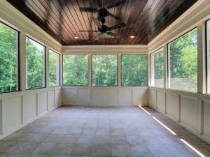 Stone Hall Lot 5 Cobb master screened porch